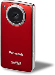 Panasonic HM-TA1PP-R TA-1 Red HD Pocket Camcorder — main product image