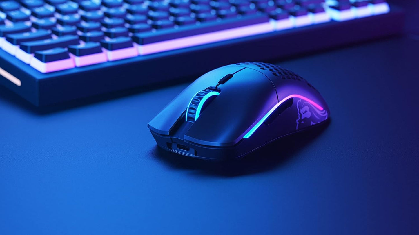 Glorious GLO-MS-OMW-MB Model O- Wireless Gaming Mouse - Matte Black