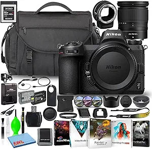 Nikon Z7 Mirrorless Camera with 24-70mm Lens Bundle (Renewed)