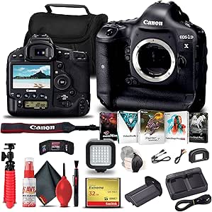 Canon 5253B002 EOS-1D X DSLR Camera Body + Accessories (Renewed)