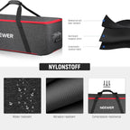 Neewer Trolley Case Photo Studio Equipment Bag - Rolling Tripod Case