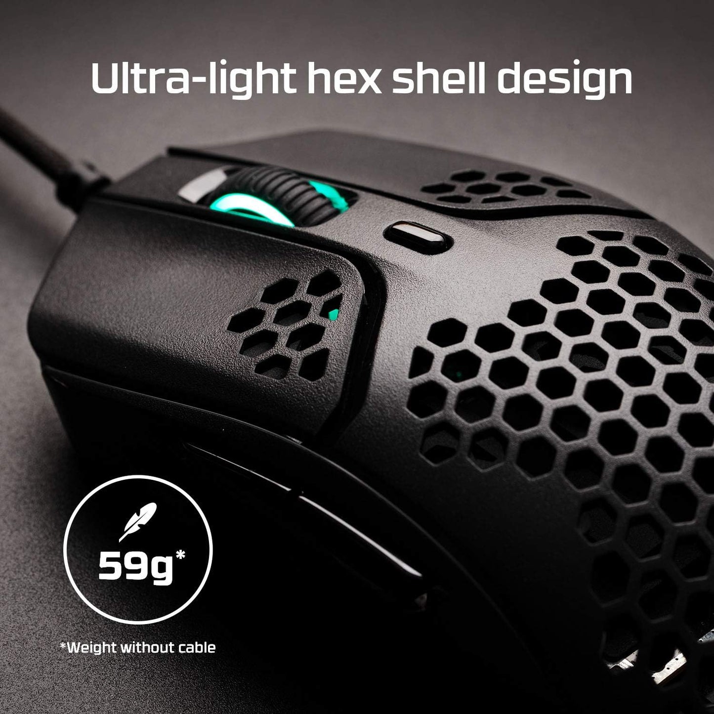 HyperX 4P5E4AA-cr Pulsefire Haste Ultra-Light Gaming Mouse