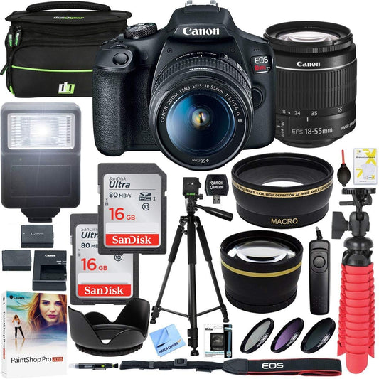 Canon E15CNEOSRT71855 EOS Rebel T7 DSLR Camera Bundle