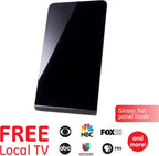 GE 33681 Flat Panel Indoor HD Digital TV Antenna
