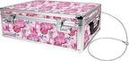 Vaultz VZ03806 Lock Box - 6.5 x 23 x 13.5 Pink Storage Trunk
