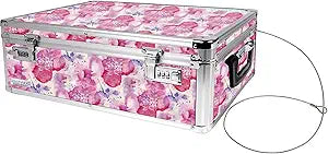 Vaultz VZ03806 Lock Box - 6.5 x 23 x 13.5 Pink Storage Trunk