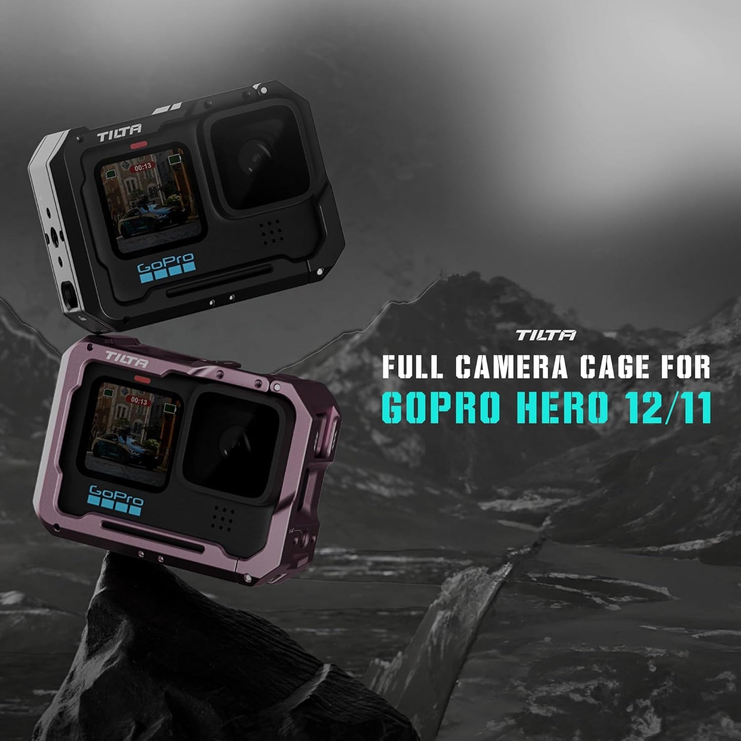 Tilta Titanium Gray TA-T42-FCC-TG GoPro Hero 12/11/10/9 Camera Cage