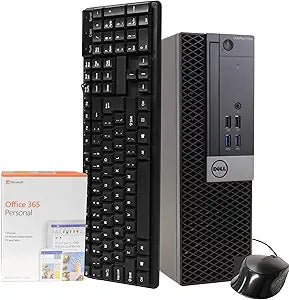Dell 7040 Desktop PC: i5-6500, 16GB, 512GB SSD, Win10 Pro, Renewed