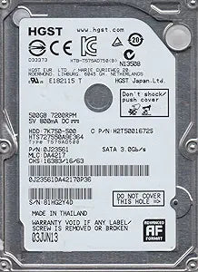 Hitachi HTS727550A9E364 500GB SATA 2.5 Hard Drive
