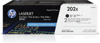 HP CF500XD 202X Black LaserJet Toner Cartridges 2-Pack