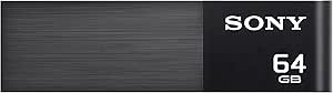 Sony USM64WE 64GB USB 2.0 Flash Drive Black — main product image