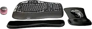 Logitech MK550 Comfort Wave Wireless Keyboard Mouse Combo Bundle