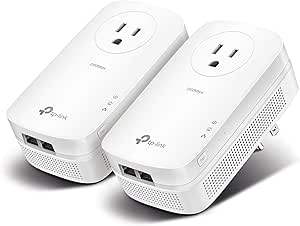 TP-Link TL-PA9020P AV2000 Powerline Adapter Gigabit Ports