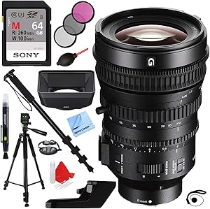 Sony E3SNSELP18110G 18-110mm Power Zoom Lens Bundle