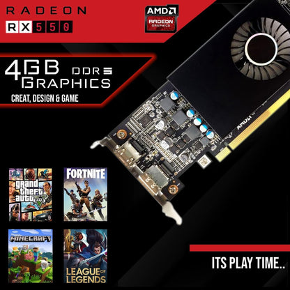 Lenovo ThinkCentre Gaming PC Bundle i7 RX 550 Renewed