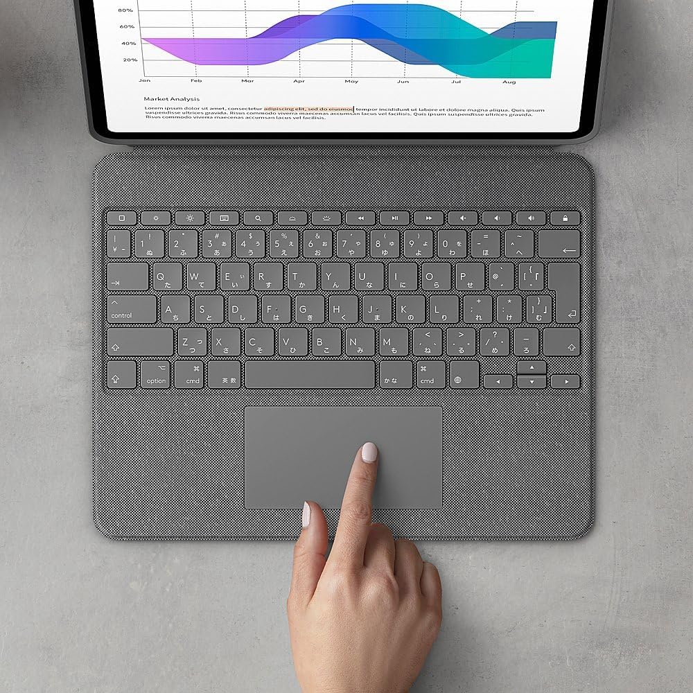 Logitech 920-010095 Combo Touch iPad Pro 11-inch Keyboard Case