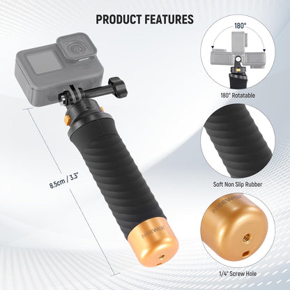 Neewer 10104192 Floating Hand Grip Action Camera