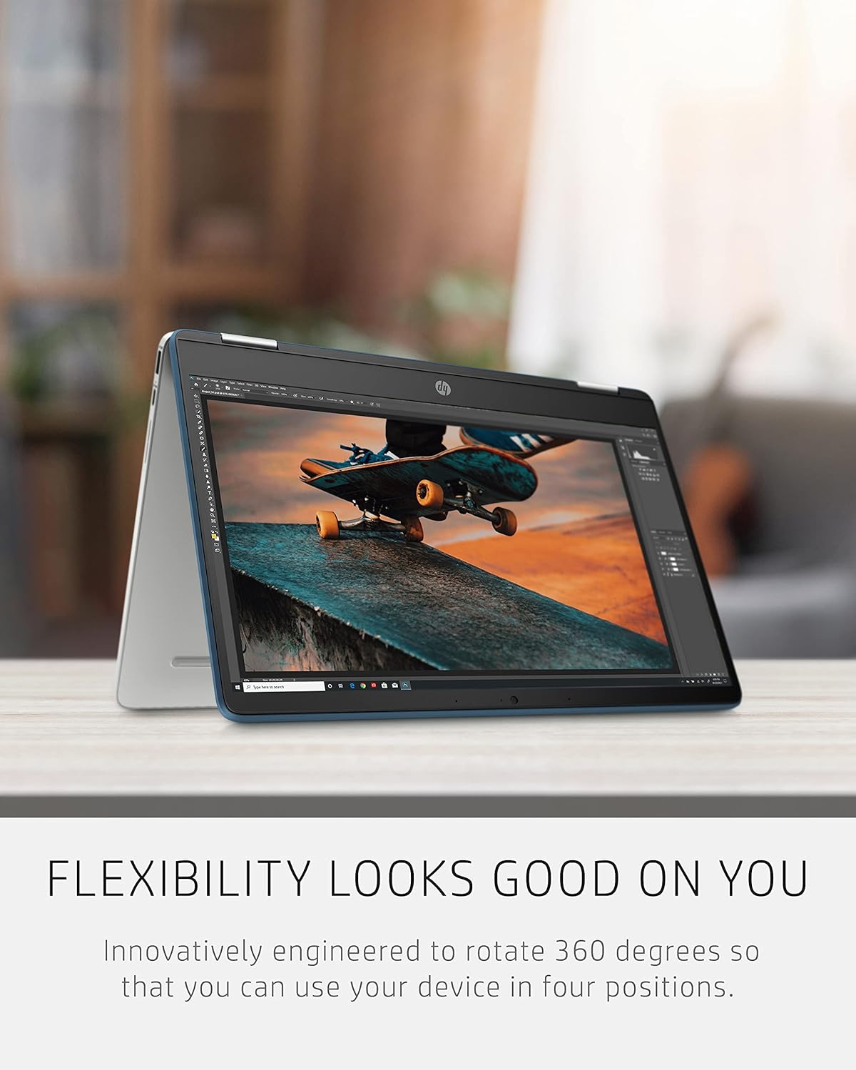 HP 14a-ca0060nr Chromebook 360 2-in-1 Touch Laptop