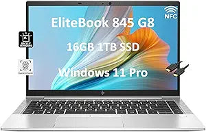 HP Elitebook 845 G8 Ryzen 7 PRO Business Laptop Long Battery