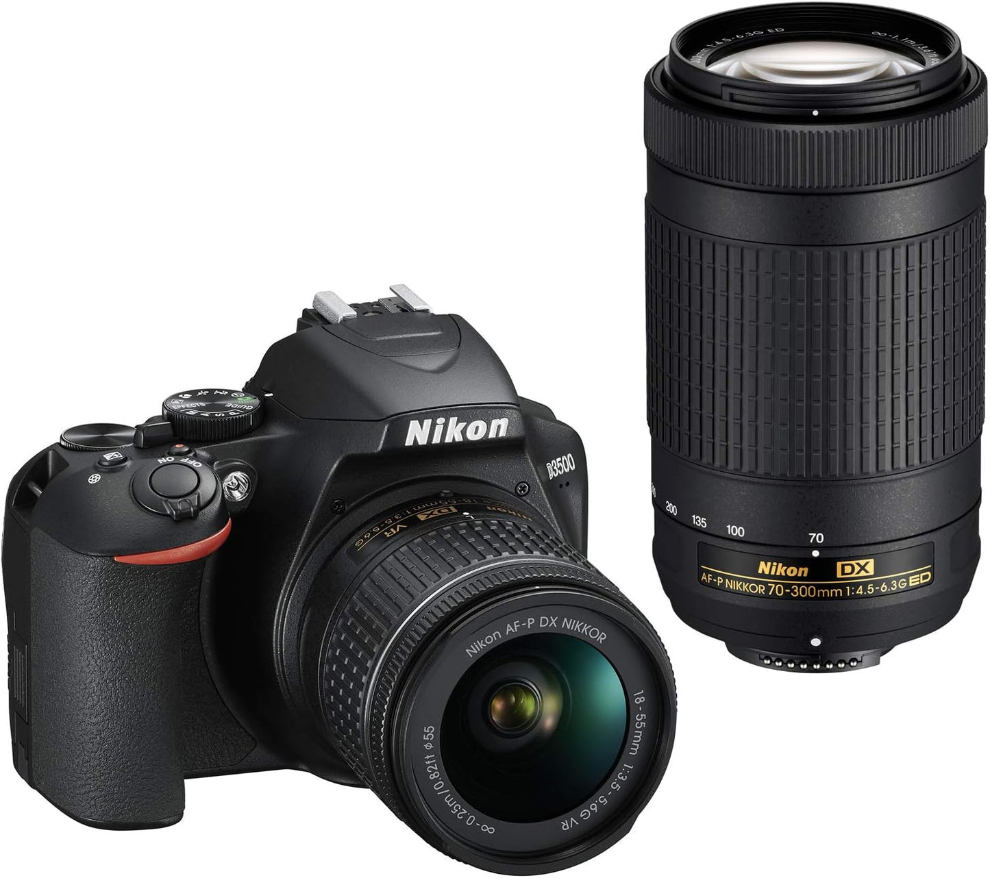 Nikon D3500 DSLR Camera with 18-55mm & 70-300mm Lens Renewed