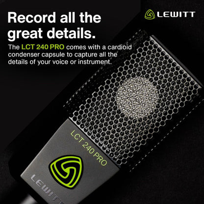 Lewitt LCT 240 Pro Microphone Value Pack with Shock Mount