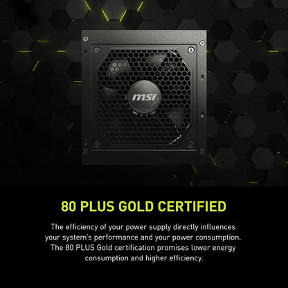 MSI MPG A850GL 850W PCIE 5.1 ATX 3.1 Power Supply