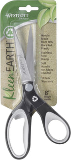 Westcott 15588 8-Inch KleenEarth Recycled Scissors