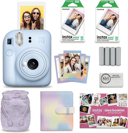 Fujifilm Instax Mini 12 Instant Film Holiday Camera Bundle