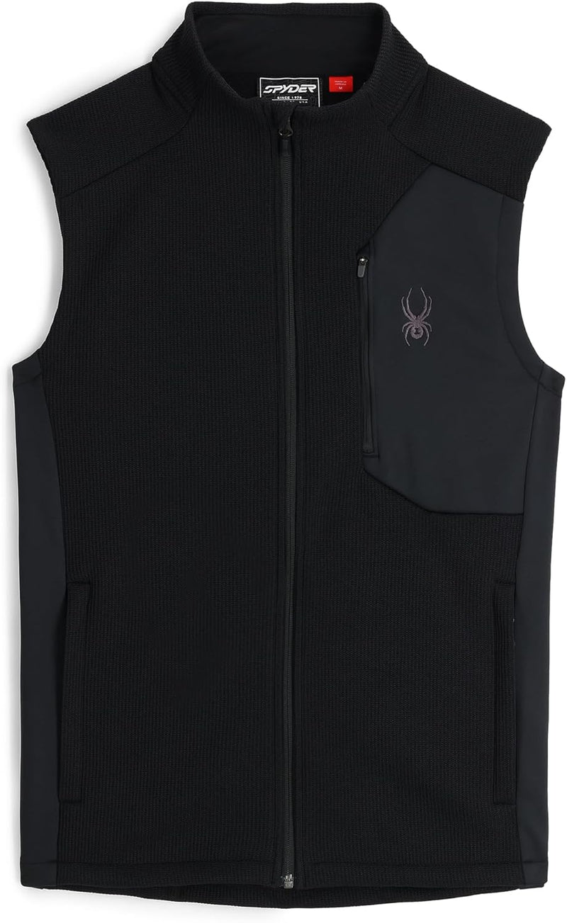 Spyder Bandit Men's Full Zip Fleece Vest — main product image
