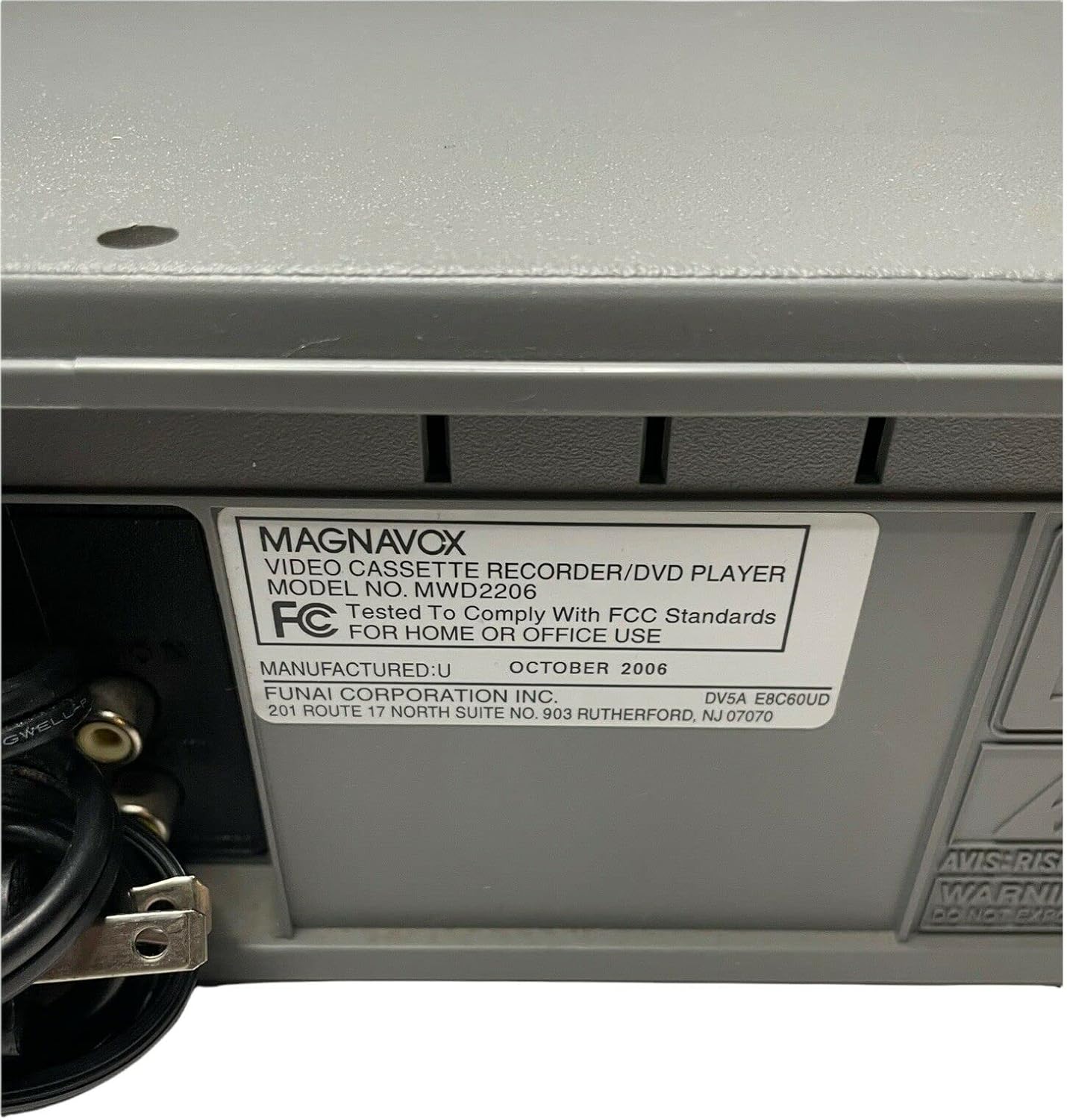 Magnavox MWD2206 Renewed DVD/VCR Combo Player