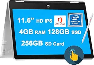 HP Pavilion X360 HP Pavilion X360 11" 2-in-1 Touchscreen Laptop - Pentium, 4GB, 128GB SSD