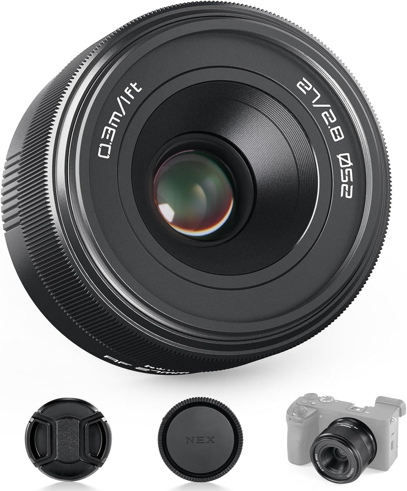 Neewer 10104310 27mm F2.8 APS-C Autofocus Lens Sony E-Mount — main product image