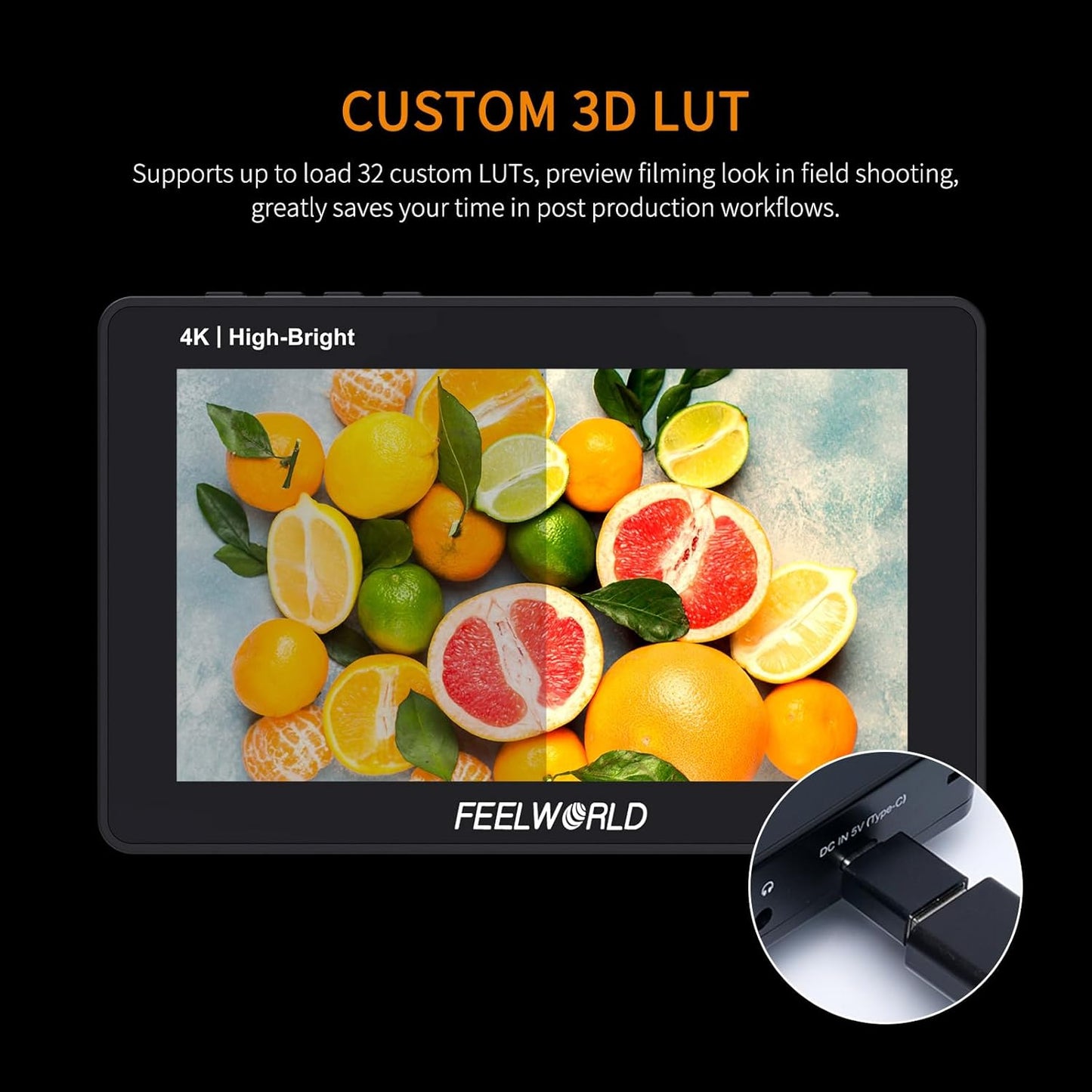 FEELWORLD F5 Prox 5.5" 1600nit Touchscreen Camera Monitor Kit