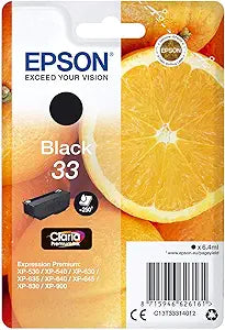 Epson 235M279 33 Claria Oranges Black Ink Cartridge — main product image