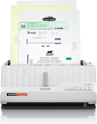 Epson B11B270202 RapidReceipt RR-400W Wireless Receipt Scanner