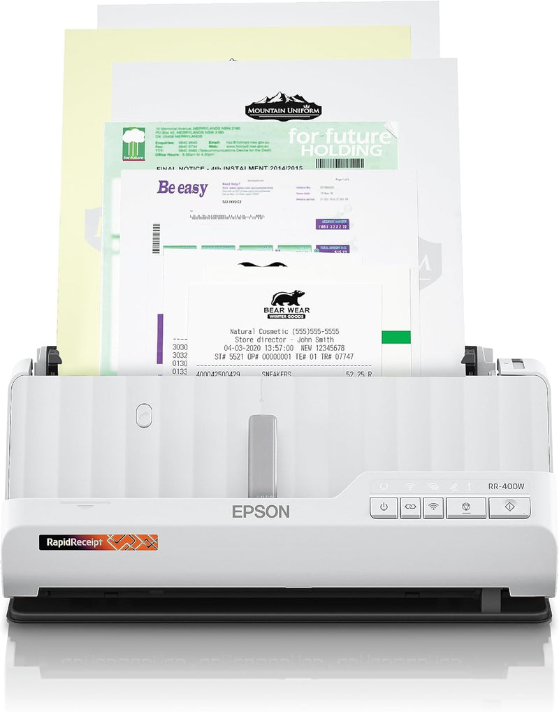 Epson B11B270202 RapidReceipt RR-400W Wireless Receipt Scanner — main product image