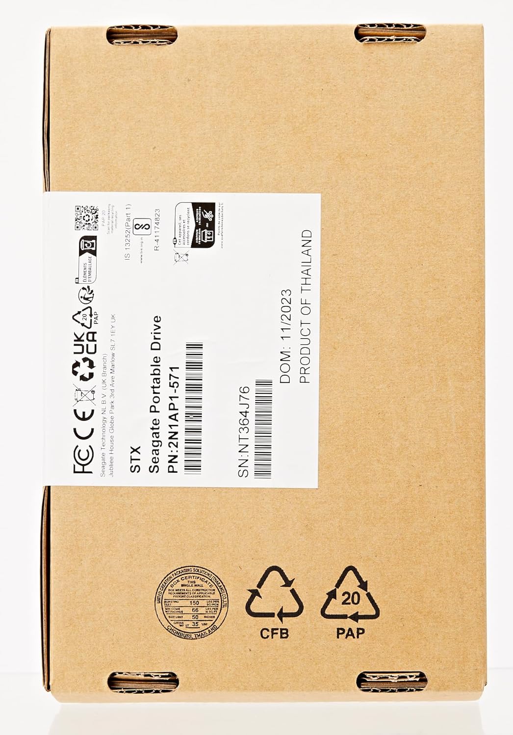 Seagate STGX1000400 Portable 1TB External Hard Drive