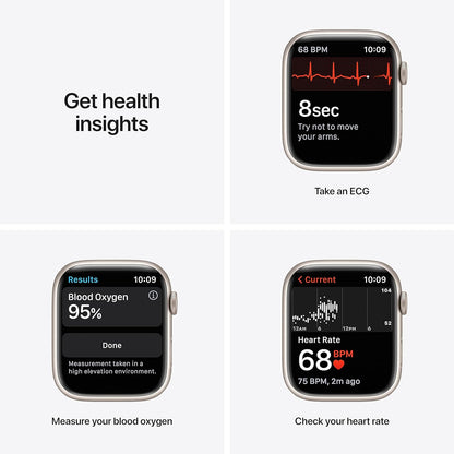 Apple Watch Series 7 - 45mm Starlight Renewed