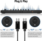 Neewer 21000038 USB-C MIDI Cable - Keyboard/Synthesizer Adapter