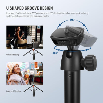 Neewer 10104103 62.9" Phone/Camera Tripod with Remote