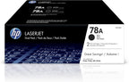 HP CE278D 78A Black LaserJet Toner Cartridge 2-Pack