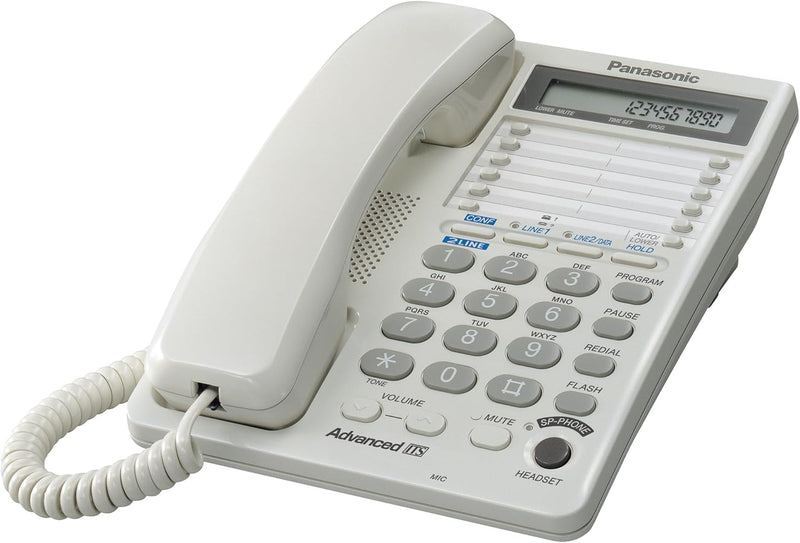 Panasonic KXTS208W 2-Line Corded Business Phone — main product image