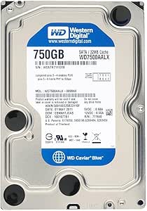 Western Digital WD7500AALX 750GB Caviar Blue HDD — main product image