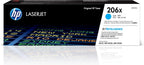 HP W2111X 206X Cyan High-Yield LaserJet Toner Cartridge