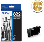 Epson T822120-S 822 Black Standard Capacity Ink Cartridge