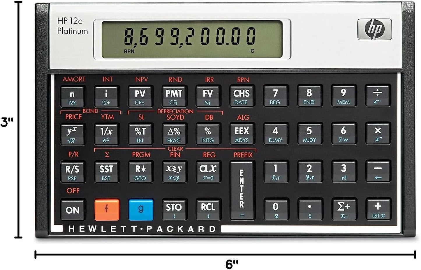 HP HP12CPLAT Financial Calculator Business Edition