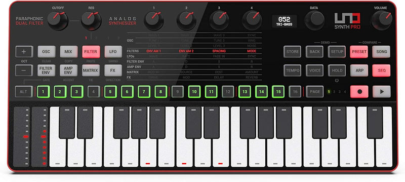 IK Multimedia IKM UNOSYNTHPRODT UNO Synth Pro Desktop Analog Synthesizer — main product image