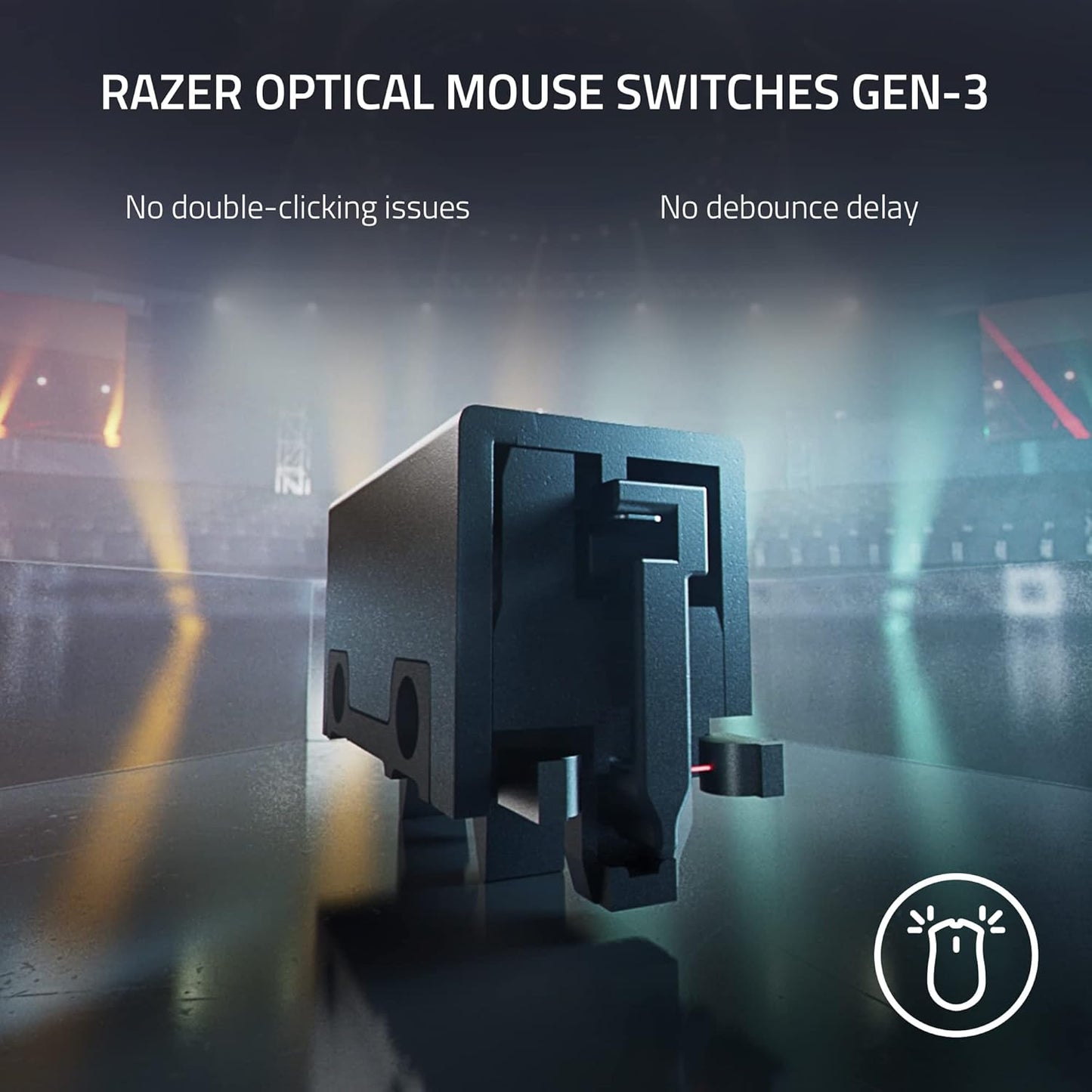 Razer RZ01-04630200 DeathAdder V3 Pro Wireless Gaming Mouse -White