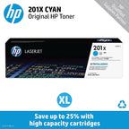 HP CF401X 201X Cyan High-Yield Toner Cartridge