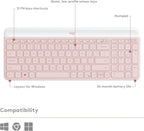 Logitech MK470 Slim Wireless Keyboard and Mouse Combo (Renewed)